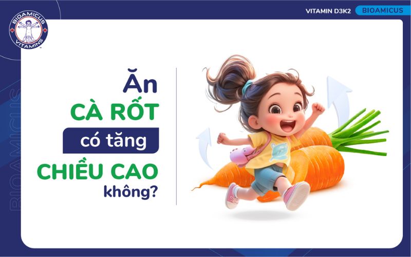 ăn c&agrave; rốt c&oacute; tăng chiều cao kh&ocirc;ng