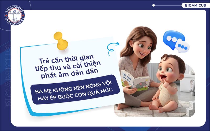 Dạy trẻ n&oacute;i ngọng cần thời gian