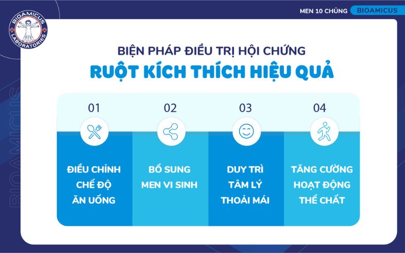 các biện pháp điều trị hội chứng ruột kích thích