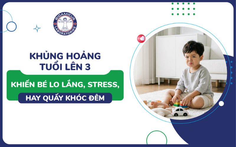 khủng hoảng tuổi l&ecirc;n 3 khiến trẻ hay kh&oacute;c đ&ecirc;m