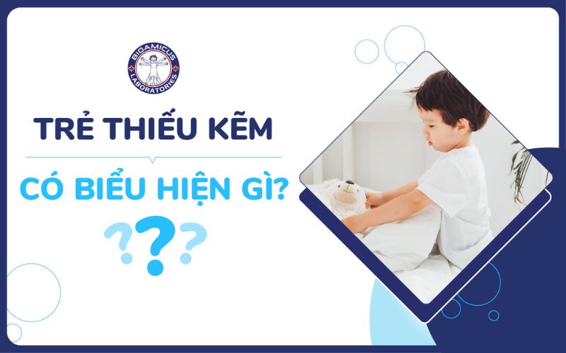 Trẻ thiếu kẽm c&oacute; biểu hiện g&igrave;?