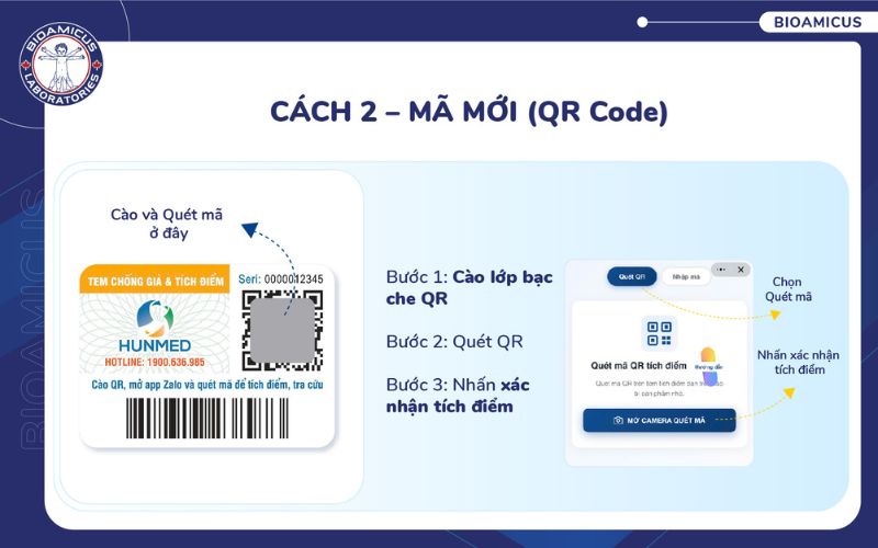 t&iacute;ch điểm bioamicus tr&ecirc;n zalo mini app với qr code