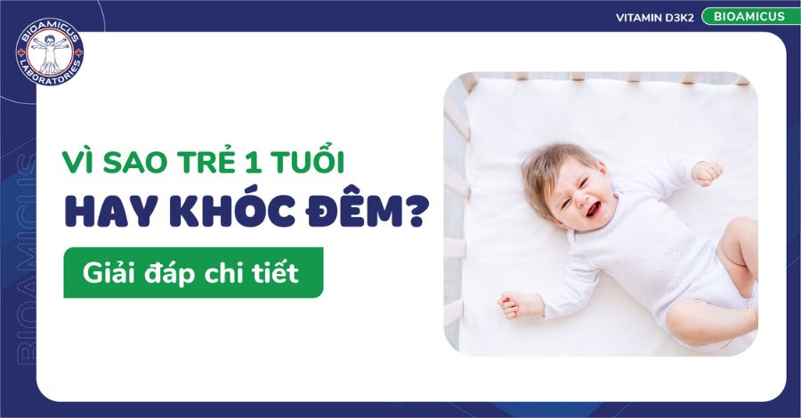GIẢI ĐÁP Vì sao trẻ 1 tuổi hay khóc đêm?
