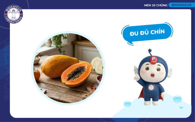 Bé bị táo bón nên ăn đu đủ
