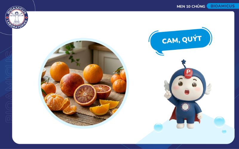 Bé bị táo bón nên ăn cam quýt