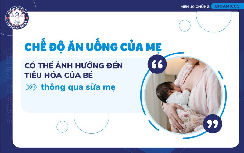 Sữa mẹ ảnh hưởng đến ti&ecirc;u h&oacute;a của trẻ