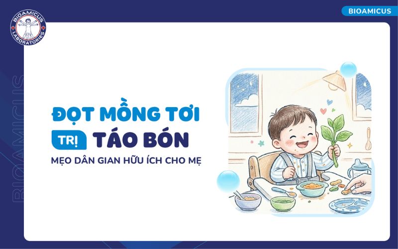 đọt mồng tơi trị t&aacute;o b&oacute;n cho trẻ