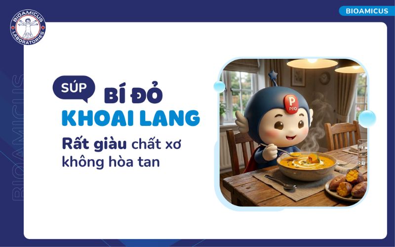 S&uacute;p khoai lang b&iacute; đỏ hỗ trợ cải thiện t&aacute;o b&oacute;n