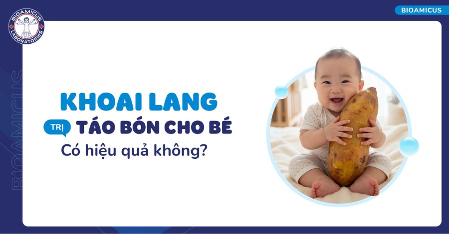 Khoai lang trị táo bón cho bé có thực sự hiệu quả?