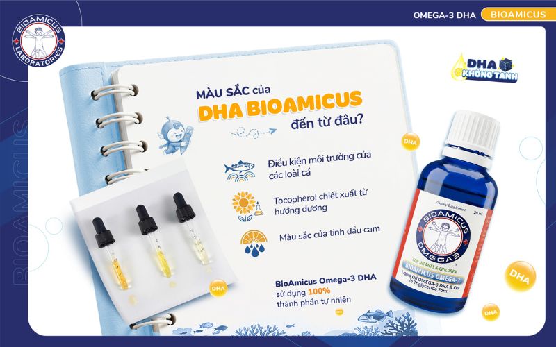 Màu sắc DHA BioAmicus đến từ đâu?