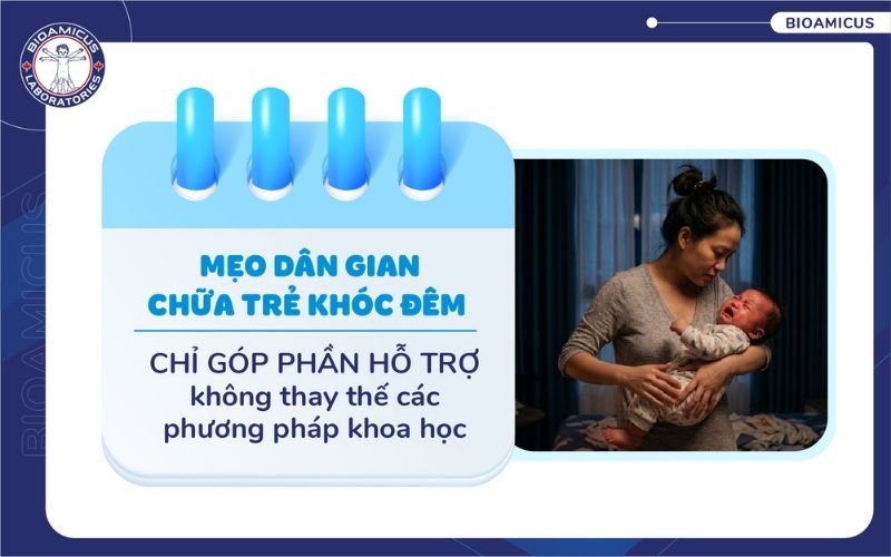 Mẹo d&acirc;n gian chữa kh&oacute;c đ&ecirc;m kh&ocirc;ng thay thế phương ph&aacute;p khoa học