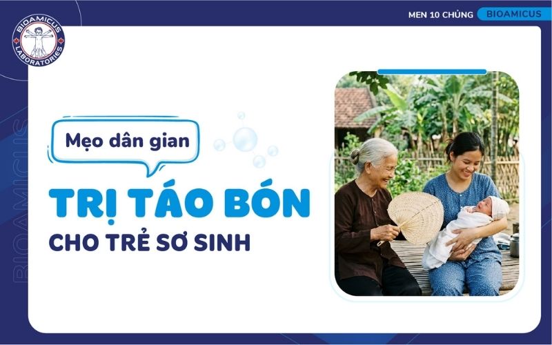 mẹo dân gian chữa táo bón cho trẻ sơ sinh