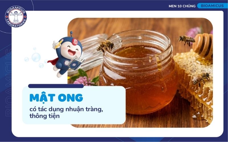 Mật ong trị táo bón