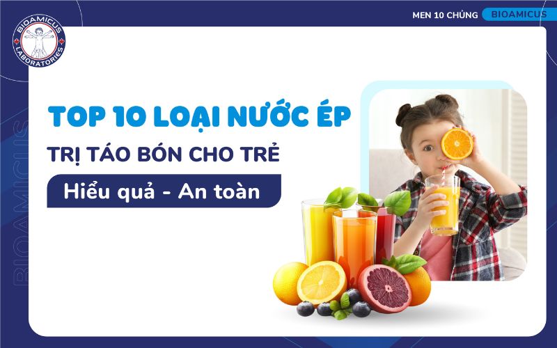 10 loại nước &eacute;p trị t&aacute;o b&oacute;n