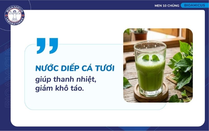 nước rau diếp c&aacute; trị t&aacute;o b&oacute;n cho trẻ sơ sinh
