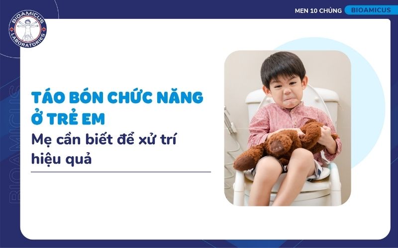 táo bón chức năng ở trẻ em