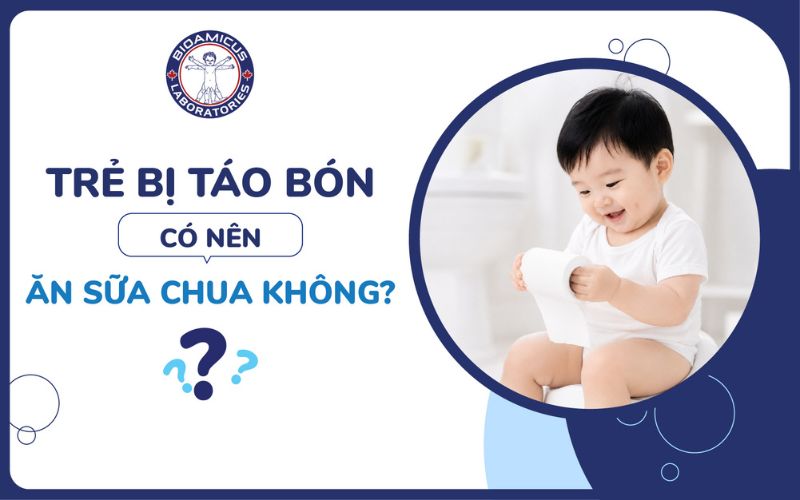trẻ bị t&aacute;o b&oacute;n c&oacute; n&ecirc;n ăn sữa chua