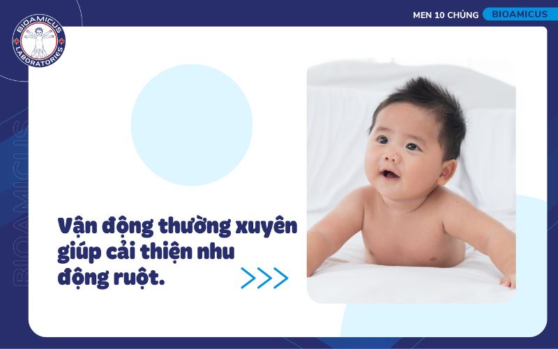 Vận động gi&uacute;p cải thiện nhu động ruột