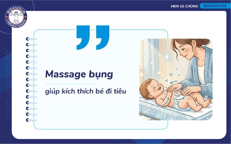Massage bụng gi&uacute;p k&iacute;ch th&iacute;ch nhu động ruột