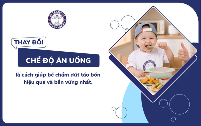 Thay đổi chế độ ăn uống để cải thiện t&aacute;o b&oacute;n
