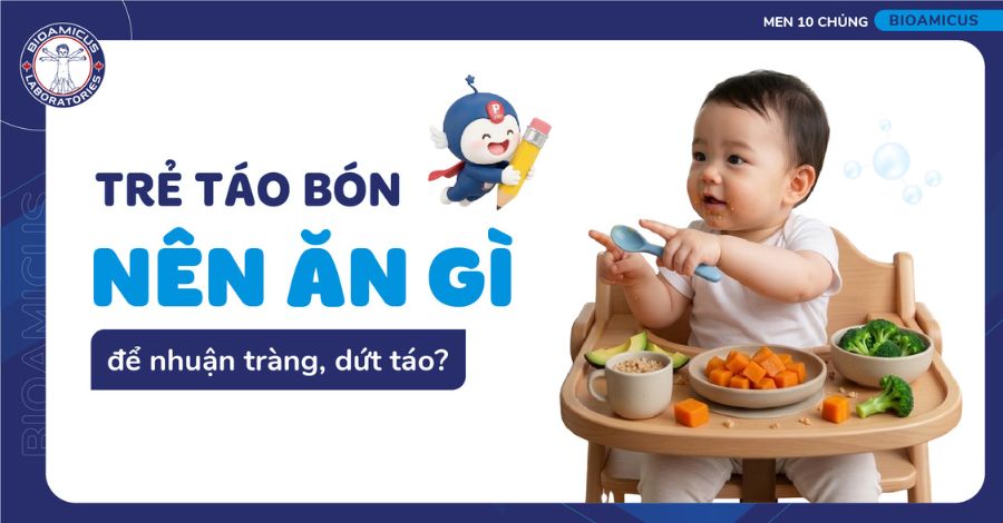 Trẻ táo bón nên ăn gì để nhuận tràng, dứt táo