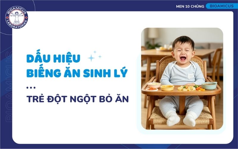 Dấu hiệu trẻ biếng ăn sinh lý