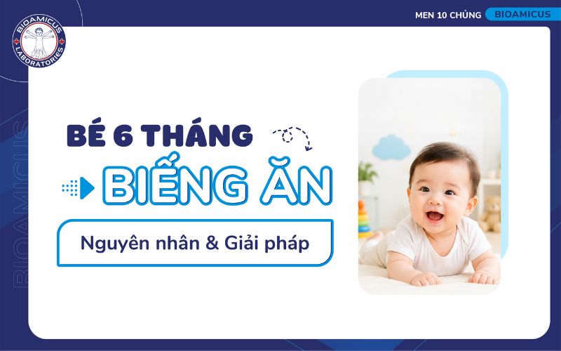 Trẻ 6 tháng biếng ăn