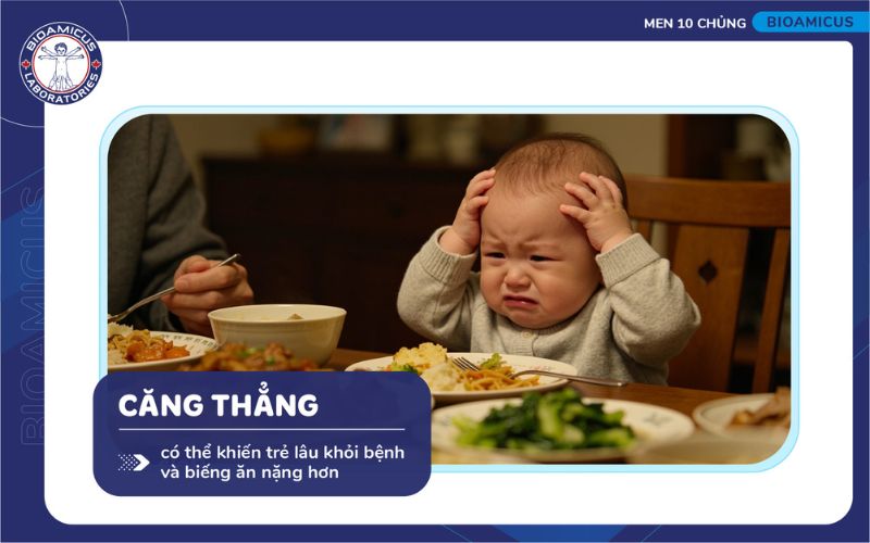 Căng thẳng c&oacute; thể khiến trẻ biếng ăn nặng hơn