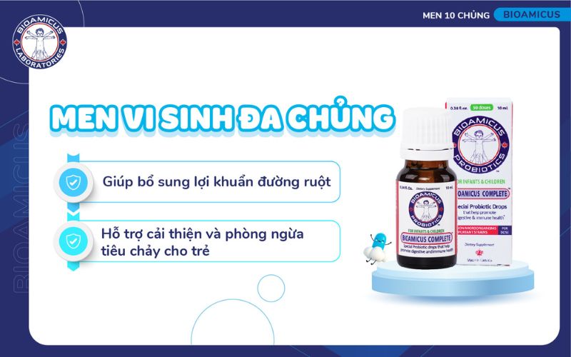 Bổ sung men vi sinh đa chủng gi&uacute;p hỗ trợ điều trị ti&ecirc;u chảy hiệu quả