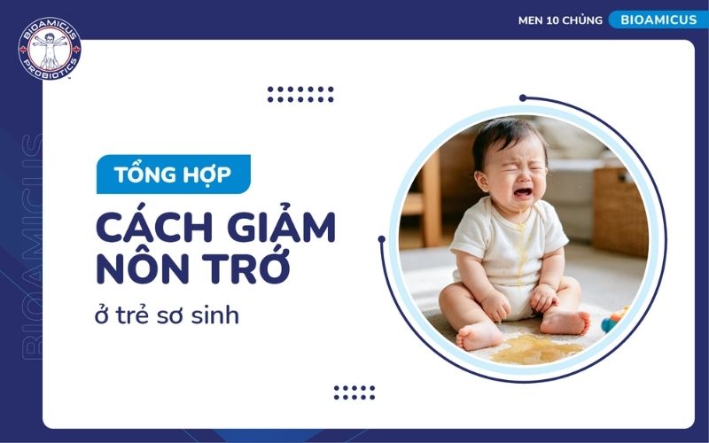 C&aacute;ch giảm n&ocirc;n trớ ở trẻ sơ sinh