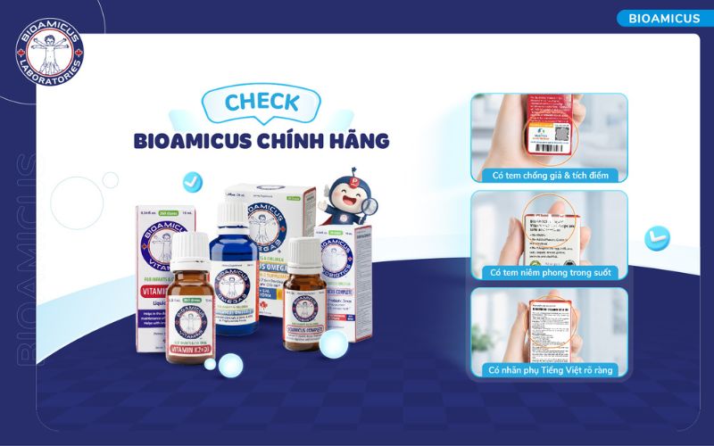 check BioAmicus chính hãng