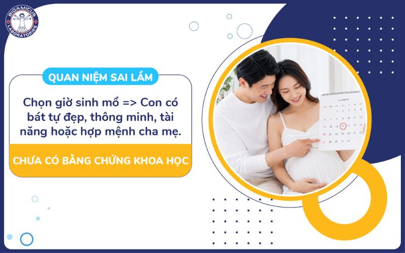 chọn giờ sinh mổ con th&ocirc;ng minh hơn chưa c&oacute; bằng chứng khoa học