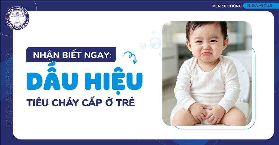 Dấu hiệu tiêu chảy cấp ở trẻ