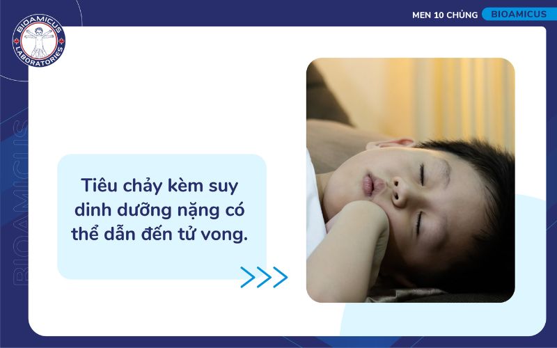 Ti&ecirc;u chảy k&egrave;m suy dinh dưỡng nặng c&oacute; thể dẫn đến tử vong