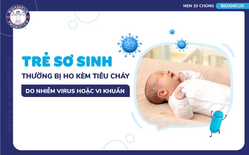 Nguy&ecirc;n nh&acirc;n g&acirc;y ho k&egrave;m ti&ecirc;u chảy ở trẻ