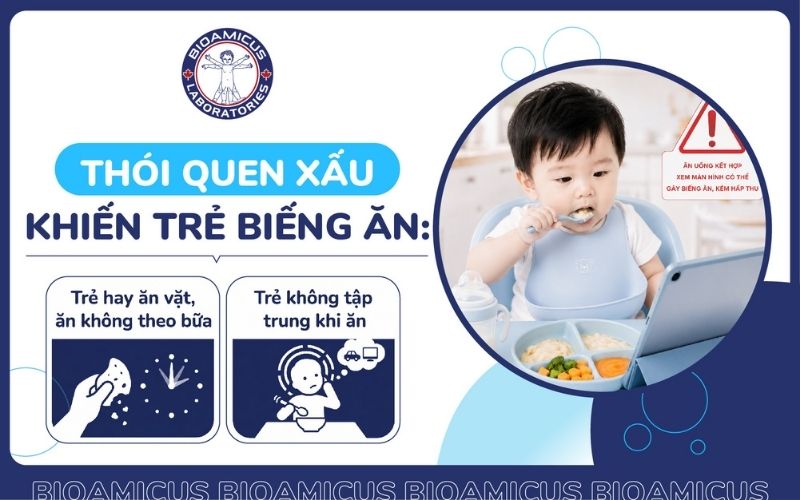 Th&oacute;i quen xấu khiến trẻ biếng ăn