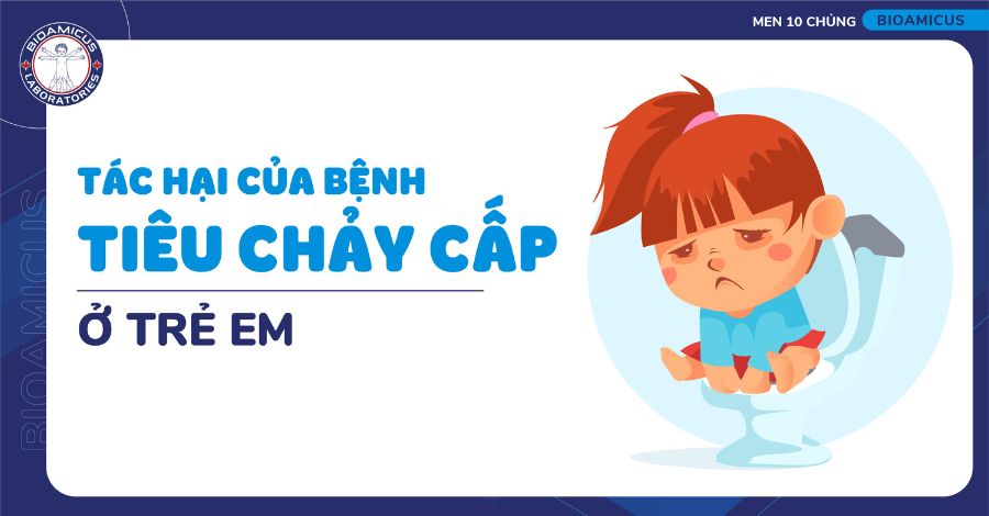 Tác hại của bệnh tiêu chảy cấp ở trẻ em không thể bỏ qua