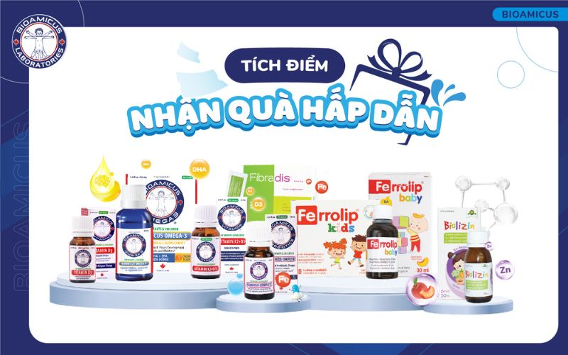 mua BioAmicus chính hãng được tích điểm nhận quà