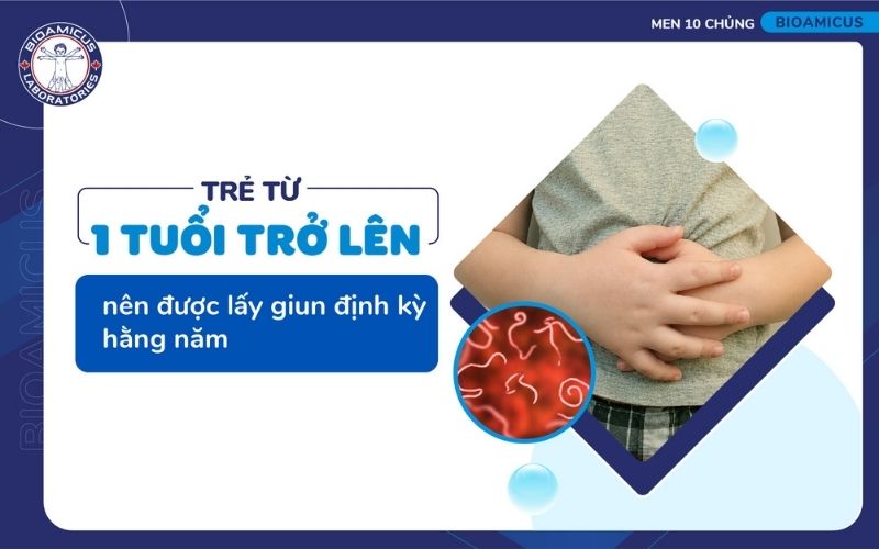 Trẻ nhỏ n&ecirc;n được tẩy giun định kỳ