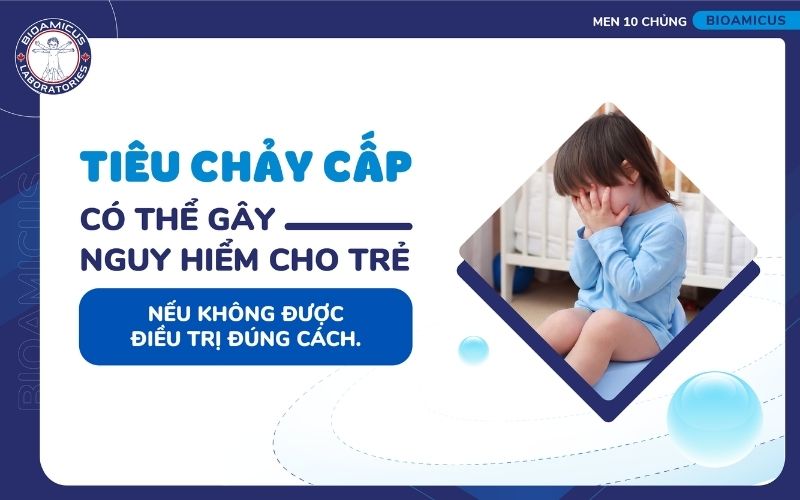 Ti&ecirc;u chảy cấp c&oacute; thể nguy hiểm khi kh&ocirc;ng điều trị đ&uacute;ng