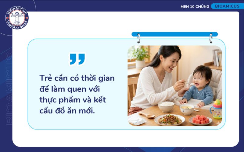 Ba mẹ chỉ n&ecirc;n tăng th&ocirc; khi trẻ đ&atilde; sẵn s&agrave;ng