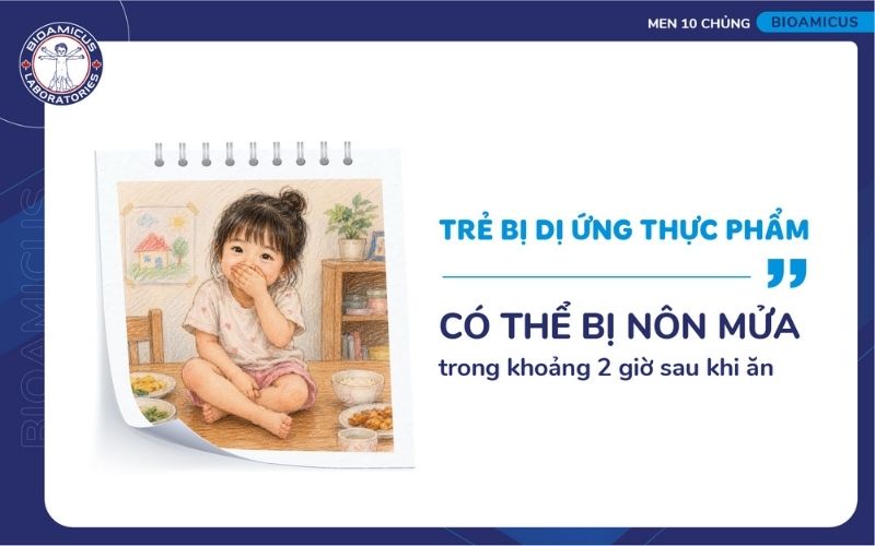 Dị ứng thực phẩm c&oacute; thể g&acirc;y n&ocirc;n