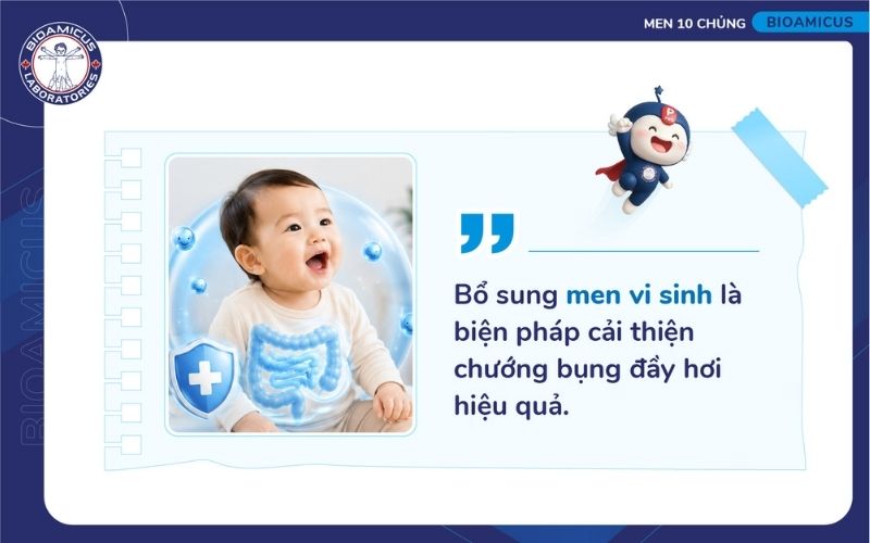 Bổ sung men vi sinh c&oacute; thể c&aacute;i thiện chướng bụng