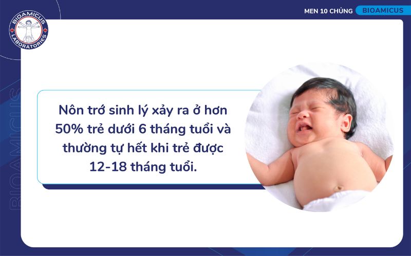 Nôn trớ sinh lý ở trẻ sơ sinh