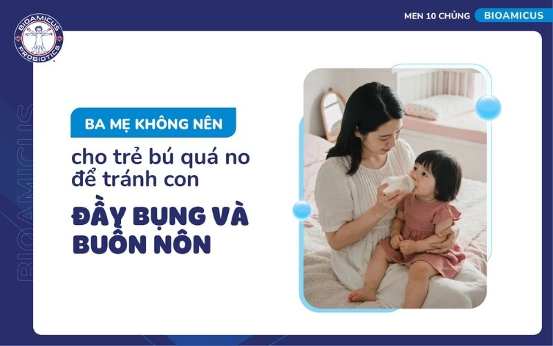 B&uacute; qu&aacute; no khiến trẻ đầy bụng v&agrave; buồn n&ocirc;n