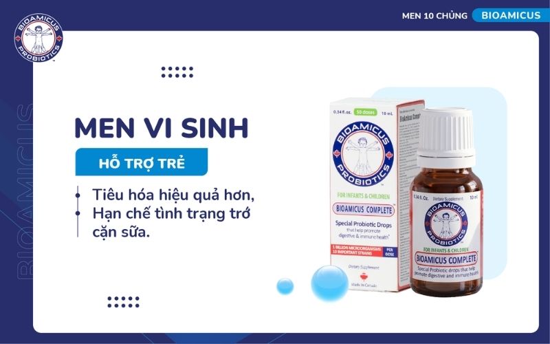 Bổ sung men vi sinh gi&uacute;p cải thiện ti&ecirc;u h&oacute;a