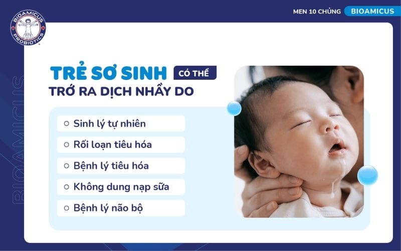 Nguyên nhân trẻ sơ sinh trớ dịch nhầy