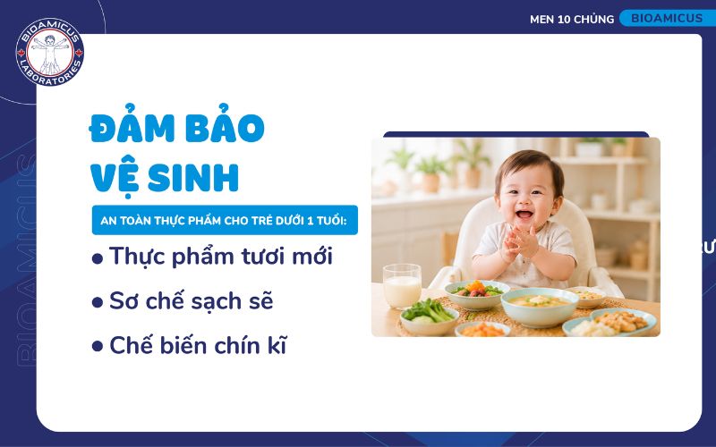 Lưu &yacute; đảm bảo vệ sinh an to&agrave;n thực phẩm