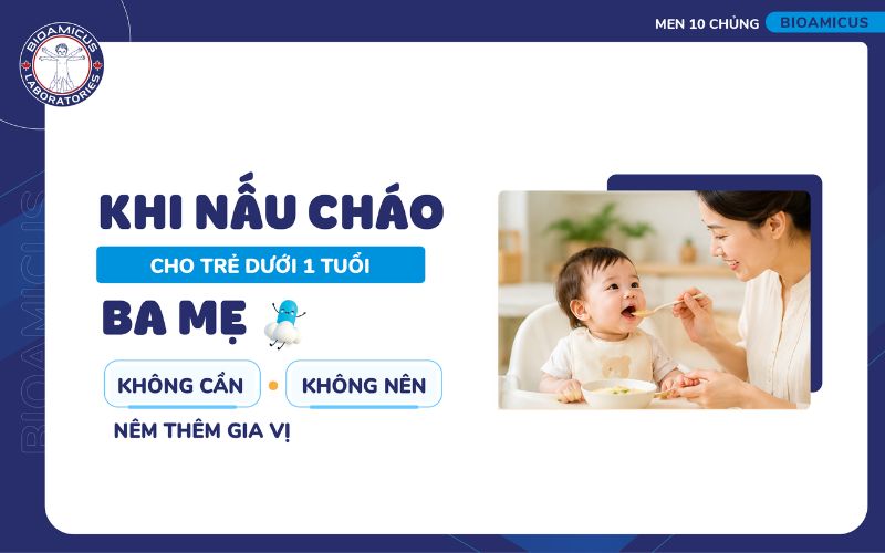 Trẻ dưới 1 tuổi kh&ocirc;ng n&ecirc;n ăn gia vị