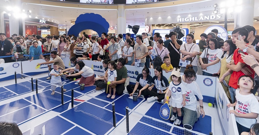 Pickleball nhí khuấy đảo đấu trường Festival DHA không tanh